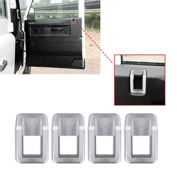 Автомобилна вътрешна вратата се затвори Външната рамка декоративна дръжка на кутията Автоаксесоари за Land Rover Defender 90 110 130 04-19