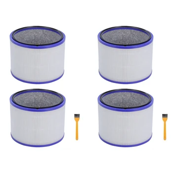 4 Опаковки Взаимозаменяеми HEPA-Филтър За Дайсън Pure Hot + Cool Link HP00 HP01 HP02 HP03 DP01 HEPA Филтър за Пречистване на въздуха