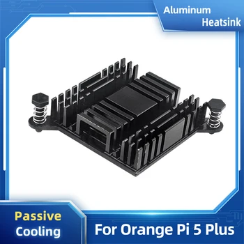 Радиатор от алуминиева сплав Orange Pi 5 Plus, пасивна охлаждаща поставка, защелкивающийся радиатора за отвеждане на топлината за Orange Pi 5 Plus