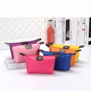 Корейската малка косметичка с юфка, чанта за грим, дамски аксесоари, красиви чанти-организаторите за грим, безплатна доставка