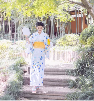 Японското кимоно, летен халат, памучен фотография турне, стрелба