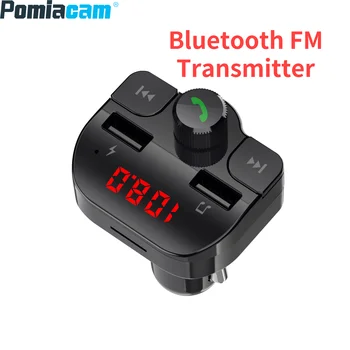 G15 Bluetooth FM предавател за кола, безжична Bluetooth FM аудиоадаптер БТ 5.0, музикален плеър, комплект за кола, намаляване на шума CVC