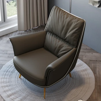 Удобен офис стол за почивка, мобилно съвременно дизайнерско кресло за четене, стол за педикюр, Кадейрас-Де-Бекон-Де-Estar, градинска мебел