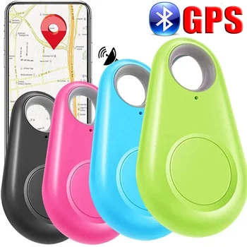 Мини безжичен смарт GPS тракер, портфейл, детска аларма от загуба на домашни любимци, Bluetooth-локатор, авто тракер, аксесоари за позициониране 25 м