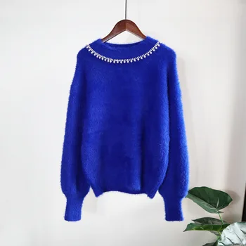 Нов безплатен кратък пуловер за бременни жени 2021 г., цвят черен пуловер