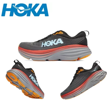 HOKA Оригинални пътни маратонки Bondi 8 Hoka за бягане на дълги разстояния, мъжки и дамски маратонки за отдих