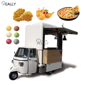 Продава се електрическа мобилни количка за превоз на храна Tuk Tuk 60 Piaggio Ape