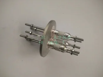 Электродный фланец KF40 вакуум электродный фланец KF50 Керамични уплътнителен електрод, която прониква във вакуум