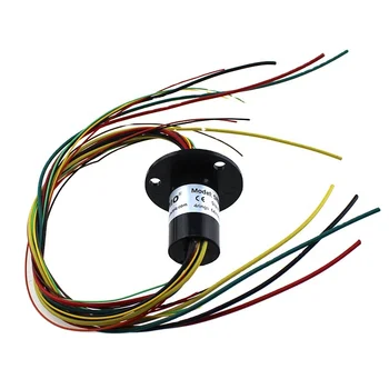 SR022-24 4P6S OD22mm 4 проводник и 6 сигнални кабели електрически управляемият пръстен приплъзване капсули бутам връзка