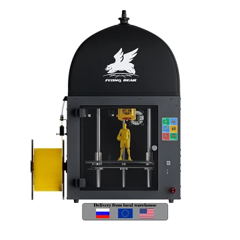 3D принтер Ghost 6 Бърза многоцветен печат 255*210*200 мм с высокоточными принтери, директен екструдер, метал машина