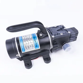 Автоматичен прекъсвач на електрически водна помпа, черно миниатюрен филмът разбрызгиватель високо налягане, водна помпа за постоянен ток 12 В 120 W 130PSI 10л/мин