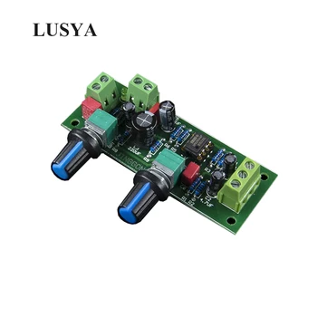 Lusya OPA2604, ниско-честотен филтър, такса предусилителя за събуфър с контрол на звука-ниска честота