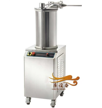 Автоматична хидравлична машина за пълнене на колбаси, търговска екструдер за колбасного месо, машина за пълнене на кренвирши 300 кг / ч