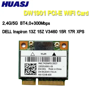 HUASJ за DELL DW1901 AR5B22 безжична двухдиапазонная карта Half Mini PCI-E WiFi BT4.0