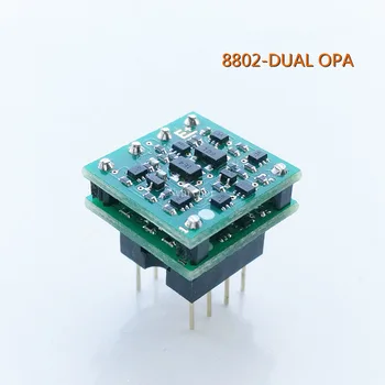 Nvarcher 1 бр. модул OP8802 с двойно операционния усилвател, отделен компонент, подмяна на OPA1612 LME49720 OPA2604