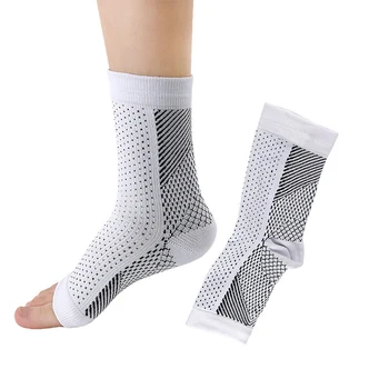 1 Чифт Чорапи за фиксация на Глезенната става, Компресия Чорапи За подпомагане на Глезените Чорапи За Облекчаване на Болки, Компресия Спортни Чорапи За Йога За Бягане