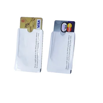 NFC защитен ръкав Заключване на RFID-карти 13,56 Mhz Защита на IC карта, сигурността на NFC предотвратява неоторизирано сканиране