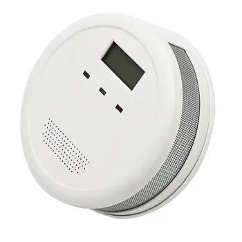 Детектор аларма за угарном газ, дигитален дисплей, интелигентен детектор за изтичане на газ, захранван от батерии, предупреждение за пътуване, уютна спалня, къща