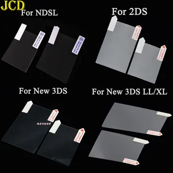 2X Защитно Фолио за екрана на Обектива За GB, GBC, GBA SP GBM Горния на Долния Екран Прозрачен Филм За Switch Lite NDSL 3DS LL XL Нов 3DSLL 3DSXL