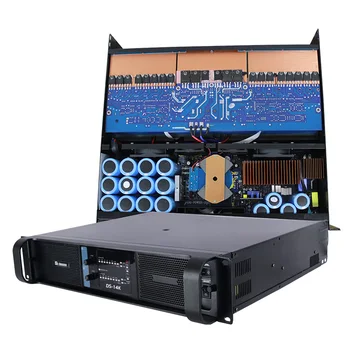 Цена звукова система Amplificadores De Dj, 2-канален професионален усилвател на мощност на звука с мощност от 14 000 Вата