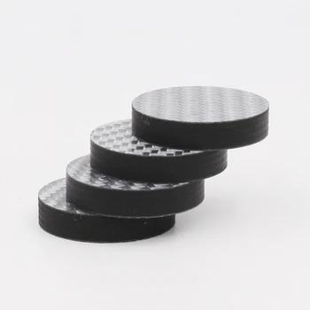 Висококачествена изолация динамика от въглеродни влакна 25x5 mm, основата за шипове, крачета обувки, Hi-Fi, CD