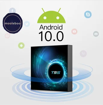 T95 H616 Android 10 Bluetooth 5,0 H616 Четириядрен 1080 P Безплатен Канал RAM2G + ROM16G Двухчастотный Смарт телеприставка