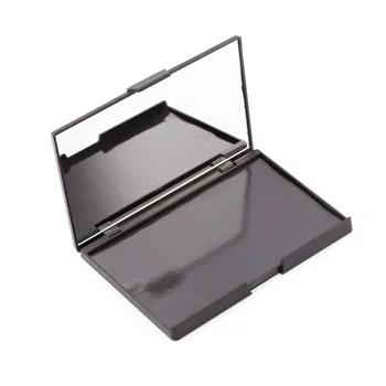 100 бр. празна 15X10 cm магнитна пластмасов козметична палитра Кутия за грим с огледало за съхранение на сенки за очи, червило, руж, прах