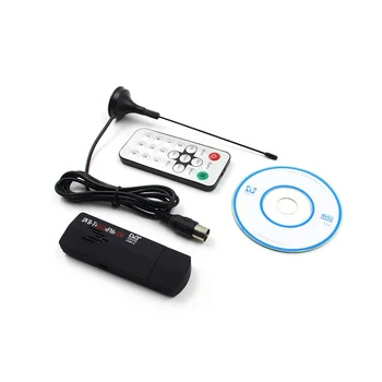Цифров USB TV FM + - DAB, DVB-T RTL2832U + R860 Поддръжка на СПТ Тунер Приемник и dvb t HDTV tv Stick ключ с антена и приемник