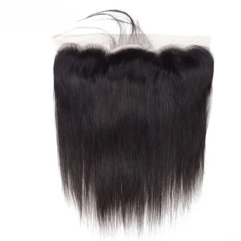 Лейси предна закопчалка 13x4 Прозрачна лейси предна закопчалка 4x4 Свободна част от Бразилски естествения цвят на Пряка човешка коса Remy