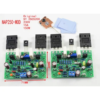 2 елемента NAIM NAP250 MOD VER4 версия стерео 2-канален аудио усилвател за HIFI Amplificador 80 W, комплекти за самостоятелно приготвяне и готов баорд