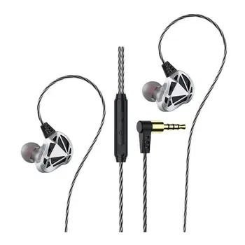 Удобни слушалки с кабел, широка съвместимост, защита от възбудимост, тежък бас, спортна и детска слушалки, аксесоари за слушалки