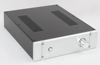 Ново алуминиево шаси усилвател за HiFi DIY Project Размер на корпуса аудиоусилителя 308 * 250 * 70 мм