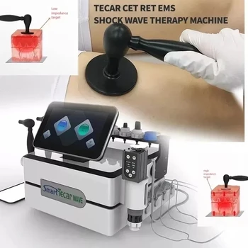 3 в 1 Физиотерапевтический апарат за диатермии indiba tecar 448 khz за лице против стареене, за отслабване, Обезболяващо, масажен апарат EMShock и Tecar