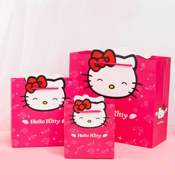 Kawaii Sanriod Аниме периферна коте карикатура плик Творчески връщане на подарък чанта-тоут подарък кутия за опаковка чанта подарък за рожден ден