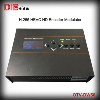HEVC/H. 265 H. 264 HD RF ISDB-T Tb Кодиращи Модулатор с модулация QAM, DVB-C за домашни развлечения, хотели, магазини, ресторанти