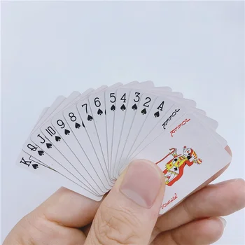 Сладки МИНИ миниатюрни покер игри мини игра на карти 40x28 мм миникартинка за кукли Аксесоар за Декорация на дома, високо качество