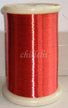 0,12 мм червена тел, покрита с полиуретанова емайл, кръгла намоточная тел QA-1-130